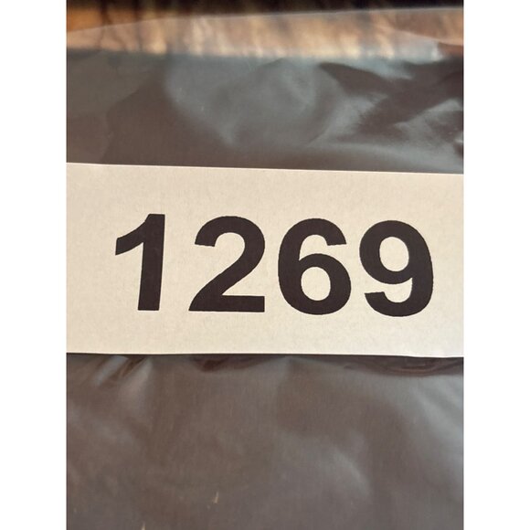 Vtg 90s BonWorth Womens Sheer Animal Print Button Front Blouse L 3/4 Sleeve - Picture 4 of 4